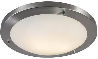 QAZQA Plafondlamp buiten yuma Staal Design D 410mm