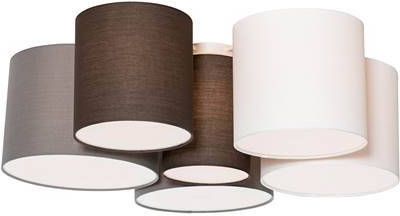 QAZQA Plafondlamp multidrum Multicolor Modern L 92cm