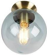 QAZQA Plafondlamp pallon Turquoise Art Deco D 200mm