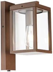 QAZQA Sensorlamp charlois Roestbruin Industrieel L 14cm