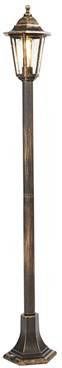 QAZQA staande Buitenlamp new haven Goud/messing Klassiek/Antiek