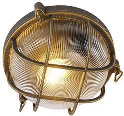 QAZQA Wandlamp buiten nautica Goud/messing Industrieel L 260mm