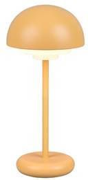 Reality Leuchten LED tafellamp Elliot, IP44, accu, Touchdim, geel