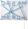 Seletti LED decoratie wandlamp Dream Merda, blauw online kopen