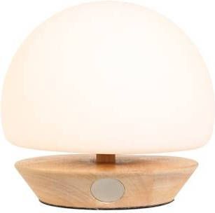 Steinhauer Ancilla tafellamp 16, 5cm hoog hout