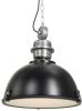 Steinhauer Hanglamp Bikkel zwart met metaalgrijs 7586ZW online kopen