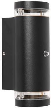 Steinhauer Buitenlamp Panay Incl. Led 2 Lichts Dag Nacht Sensor Zwart