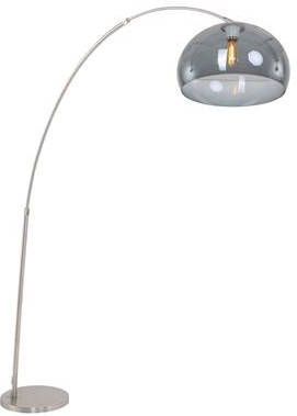 Steinhauer Vloerlamp Sparkled Light 9879 Staal Kap Kunststof Grijs