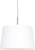 Steinhauer Hanglamp Sparkled Light 8189 Zwart Kap Effen Wit online kopen