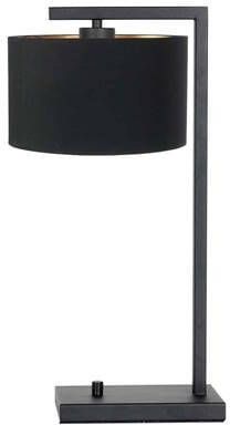 Steinhauer Stang tafellamp zwart metaal 51 cm hoog