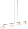 Steinhauer Moderne eetkamer hanglamp Tallerken 4 lichts metaalgrijs 2658ST online kopen