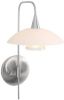 Steinhauer Design wandlamp Tallerken grijs met witte kap 2656ST online kopen