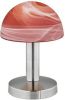 Trio international Tafellamp Design Series 5990 21cm mat chroom met avondrood 599000118 online kopen