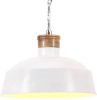 VidaXL Hanglamp industrieel E27 58 cm wit online kopen
