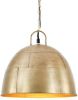 VidaXL Hanglamp industrieel vintage rond 25 W E27 31 cm messingkleurig online kopen