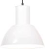 VidaXL Hanglamp rond 25 W E27 28, 5 cm wit online kopen