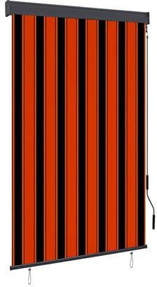 vidaXL Rolgordijn voor buiten 120x250 cm oranje en bruin