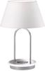 Wofi Tafellamp TORQUAY 2 lampen oplaadbaar chroomkleurig online kopen