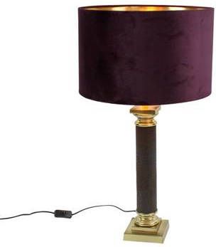 WV Design Tafellamp Exquisite Purple Gold 71 cm