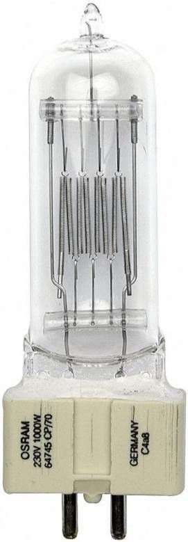 Osram GX 9,5 230V 1000W 750Hrs voet lamp