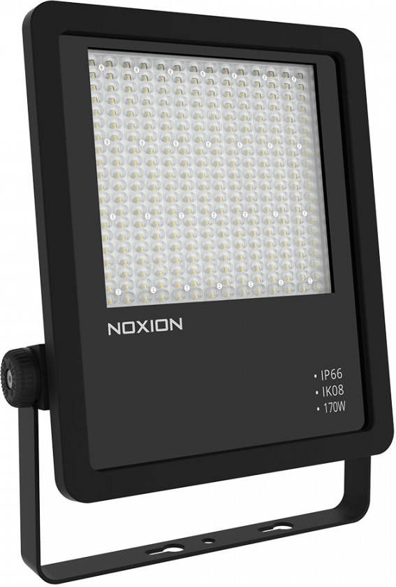 Noxion LED Breedstraler ProBeam Zwart 170W 21000lm 46x98D 840 Koel Wit | IP66 Asymmetrisch