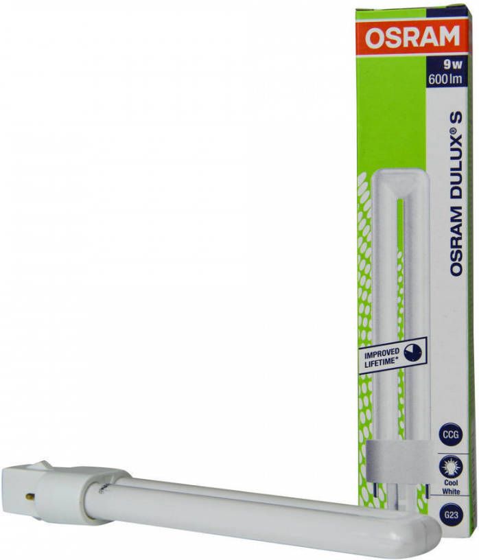 Osram Fluocompact lamp half gescheiden voeding Dulux S G23