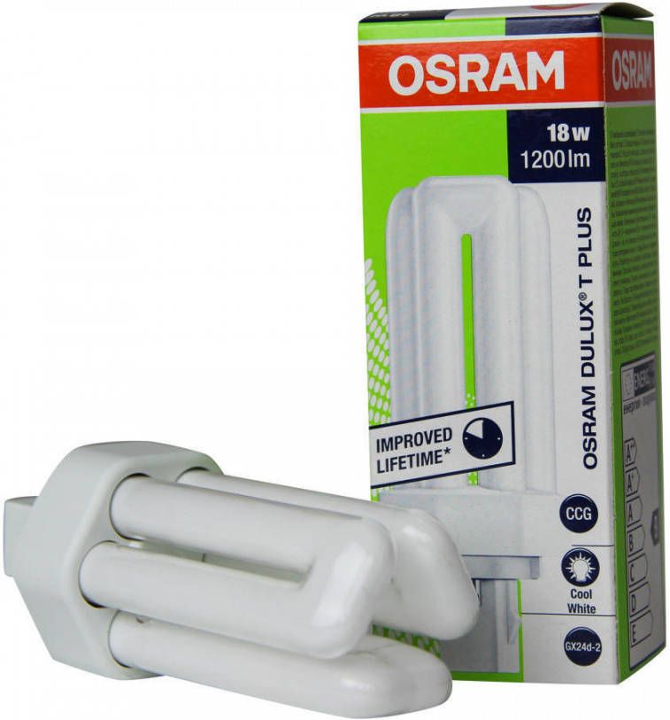 Osram Dulux T Plus 18W 840 | Koel Wit 2 Pin