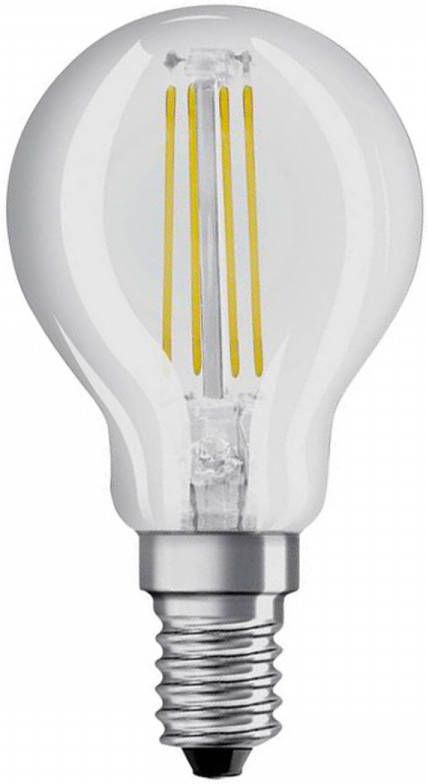 Osram Retrofit LED E14 Kogel Filament Helder 4W 470lm 840 Koel Wit | Vervangt 40W