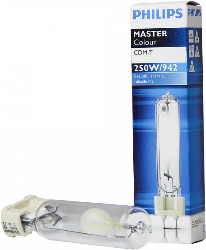 Philips MASTERColour G12 CDM T 250W 942 Koel Wit | Beste Kleurweergave