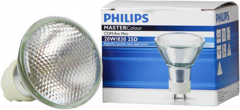 Philips MASTERColour GX10 CDM RM Mini 20W 25D 830 Warm Wit