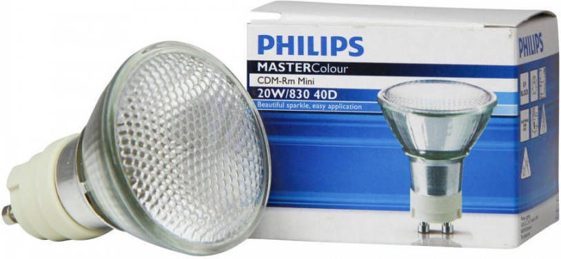 Philips MASTERColour GX10 CDM RM Mini 20W 40D 830 Warm Wit