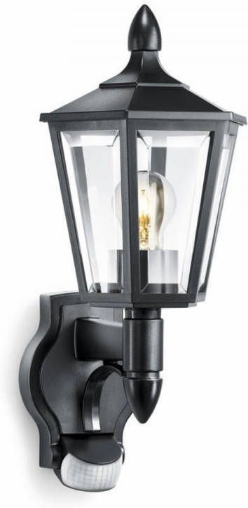 Steinel Wandlamp Buitenverlichting L 15 S Zwart | E27 Max 60W Bewegings en lichtsensor