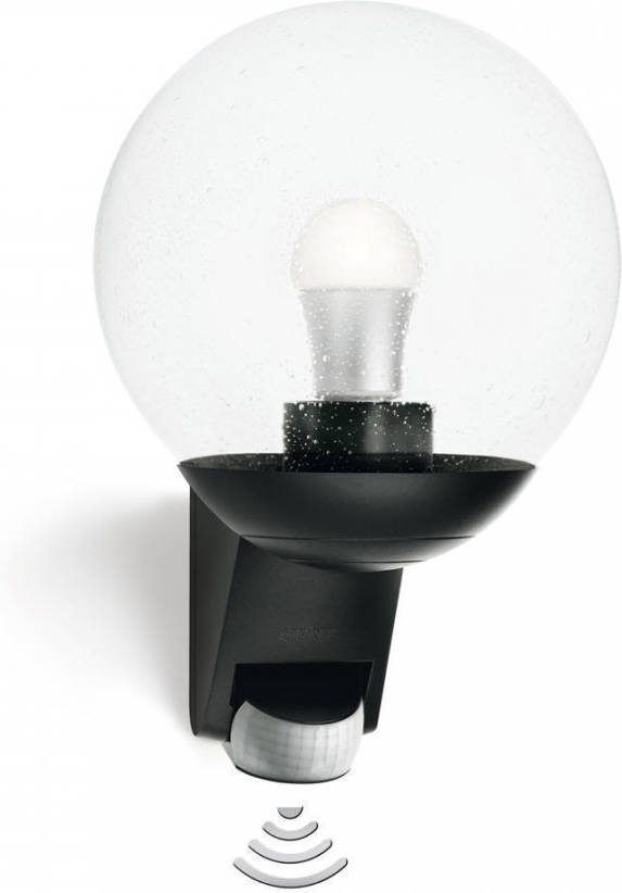 Steinel Wandlamp Buitenverlichting L 585 Zwart | E27 Max 60W Bewegings en lichtsensor