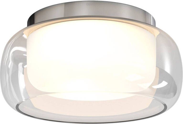 ASTRO Aquina 360 plafondlamp, glazen kap, chroom