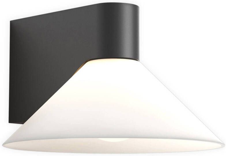ASTRO Conic wandlamp, IP44, zwart/wit