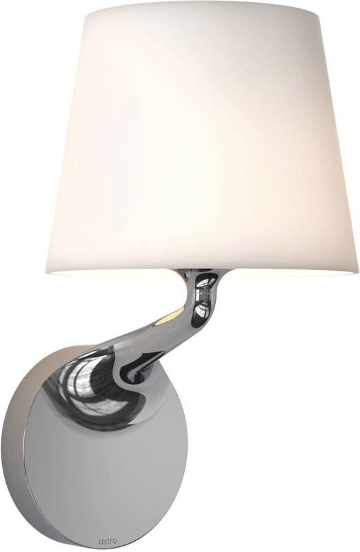 ASTRO Millie wandlamp, IP44, chroom/wit