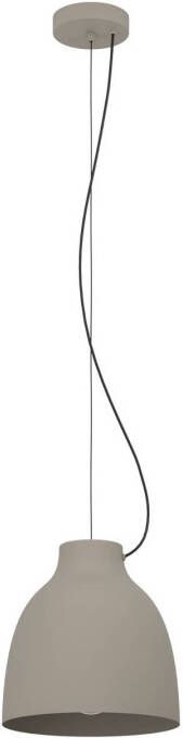 EGLO Hanglamp Camasca, 1 lamp, Ø, 28 cm, taupe