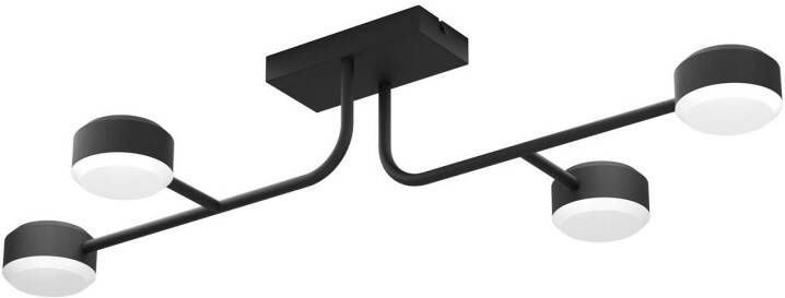 EGLO Clavellina Plafondlamp Led 89 Cm Zwart/wit Dimbaar