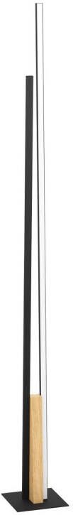 EGLO Panagria Vloerlamp Led 146 Cm Zwart/bruin/wit