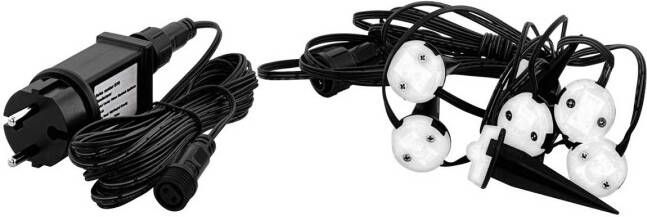 EGLO LED vloerlamp Spinetoli 2, 6 per set met aardspies