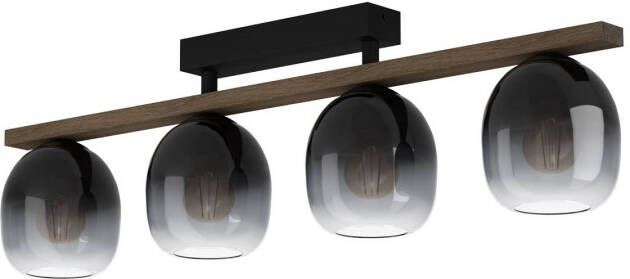 EGLO Filago Plafondlamp E27 88 Cm Zwart, Bruin