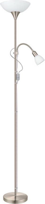 EGLO Stabiele vloerlamp UP2 met leeslamp