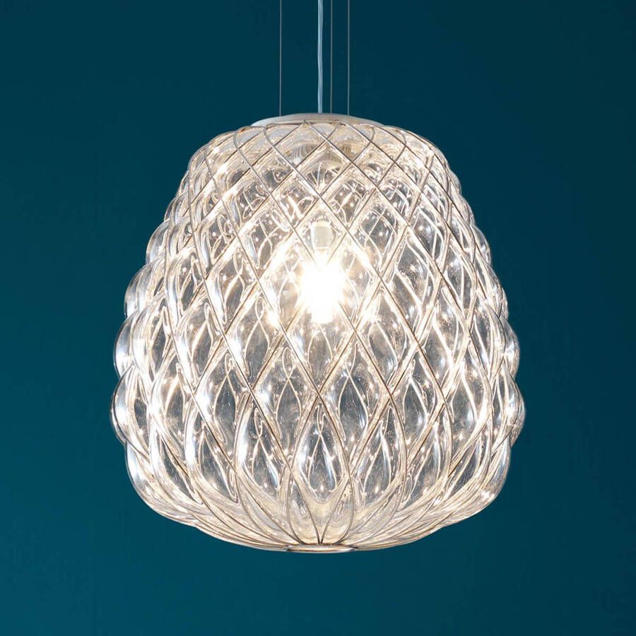 Fontana Arte Glazen design hanglamp Pinecone