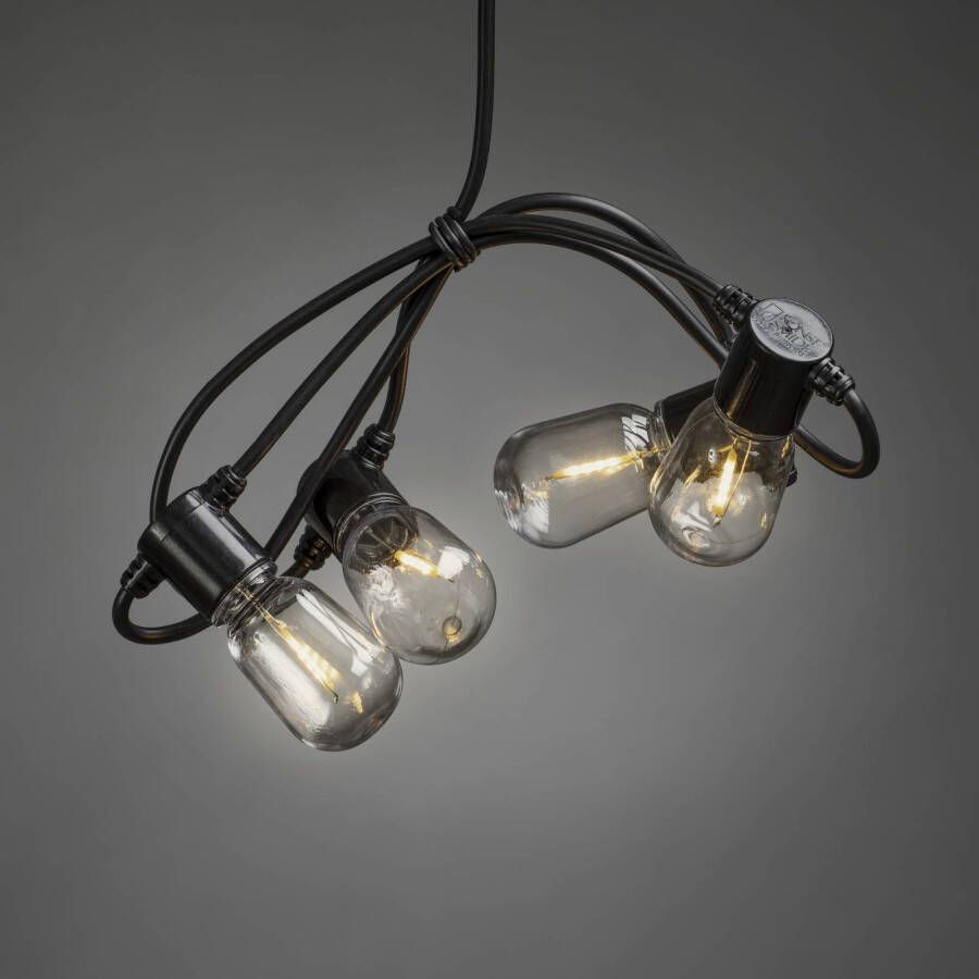 KONSTSMIDE Led lichtsnoer Led biertuinverlichting, helder, 20 heldere lampen/40 amberkleurige dioden(1 stuk )