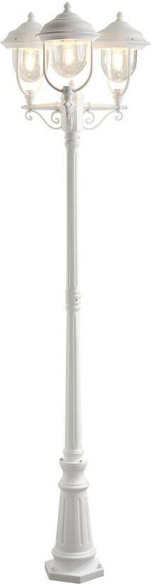 KonstSmide Klassieke buitenlantaarn Parma 3 lichts wit 7227 250