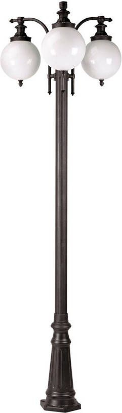K.S. Verlichting Lantaarnpaal Madeira 3 lamps antraciet