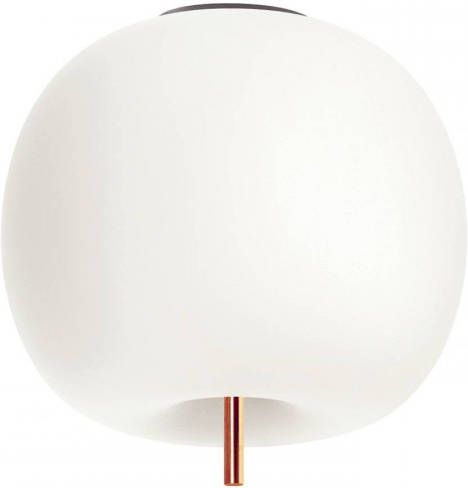 Kundalini Kushi 16 plafondlamp, Ø, 16 cm, koper
