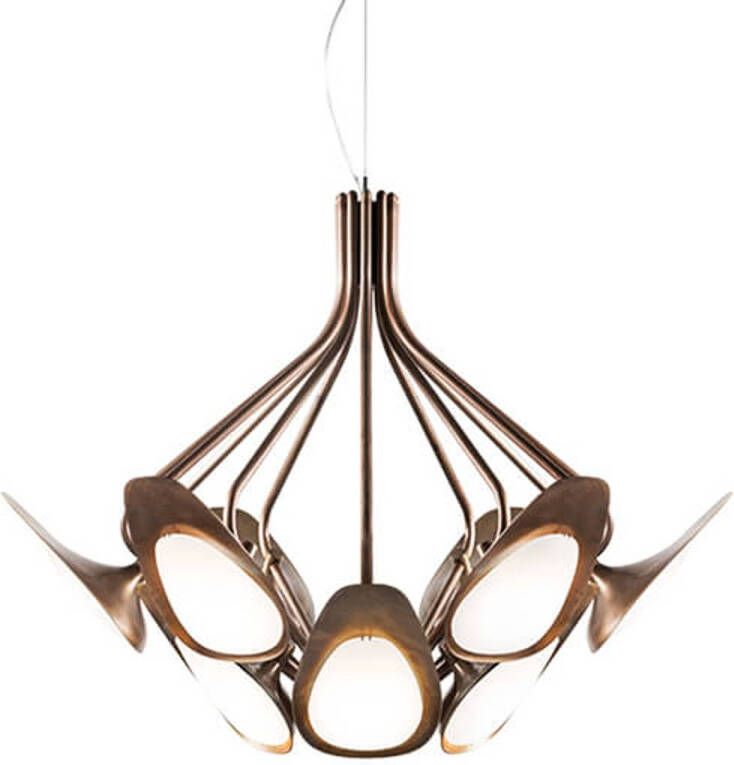 Kundalini Peacock LED hanglamp brons