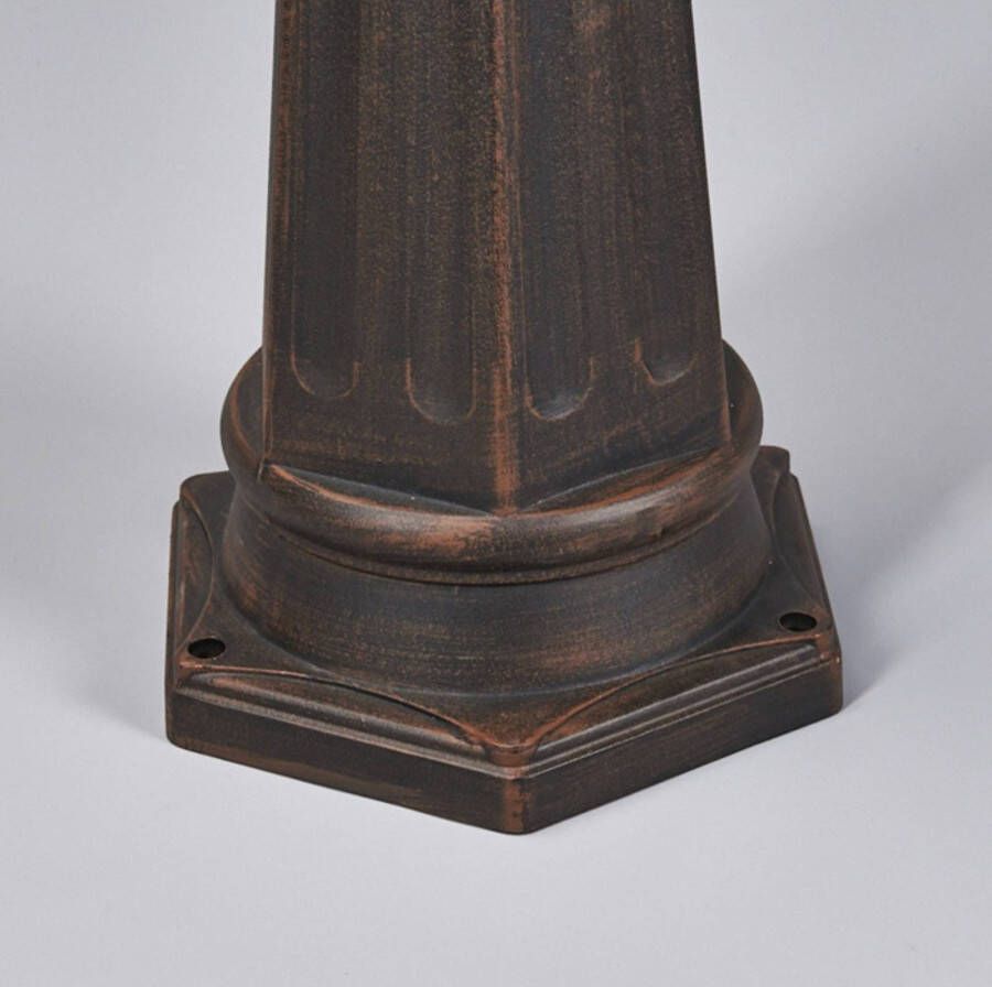 LINDBY 3 lichts lantaarnpaal Eddie, IP44