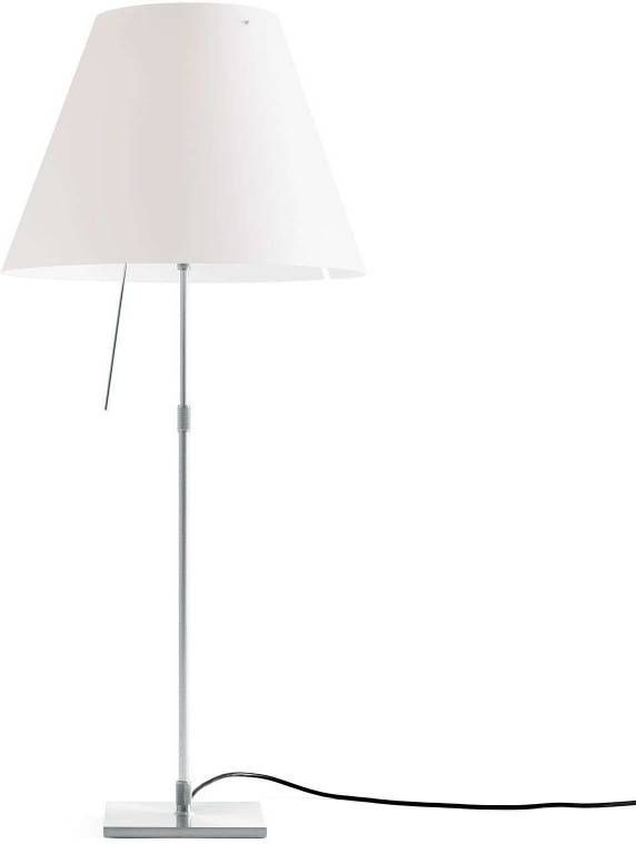 Luceplan Costanza tafellamp D13i aluminium/wit